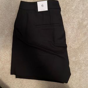 WHITE HOUSE BLACK MARKET Black Shorts Sz 6 NWT BWBM